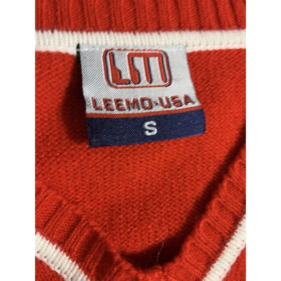 Vintage Women’s’s size Small Varsity Stretchy “baby girl” Knit Sweater V neck - Picture 6 of 6